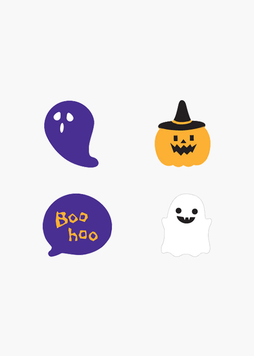 스티커-할로윈 유령