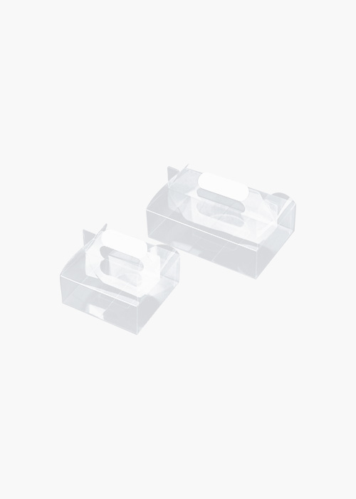 화과자 손잡이 투명상자 - 4구, 6구