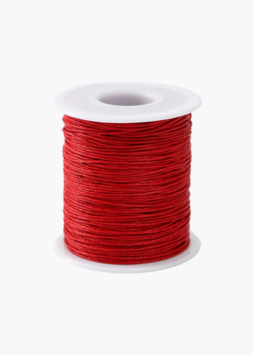 왁스끈 레드 1롤