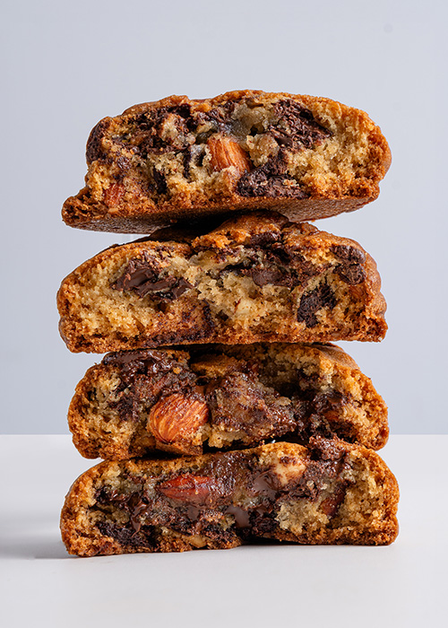 냉동완제품 - 아몬드 다크초코 르뱅쿠키