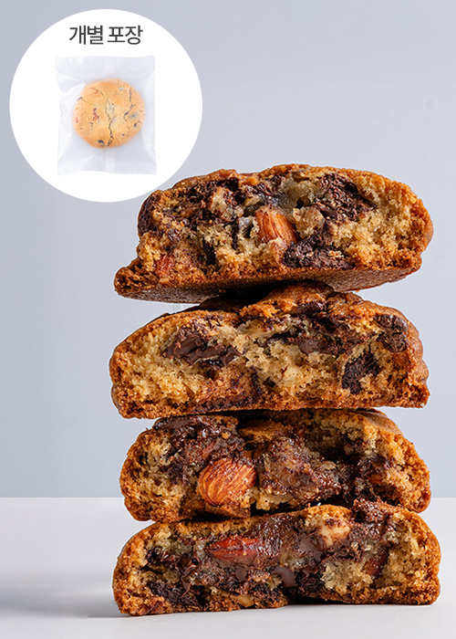 냉동완제품 - 아몬드 다크초코 르뱅쿠키