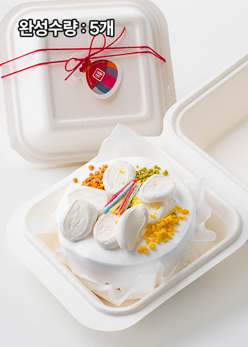 [만들기세트] 새해 떡국 도시락 케이크 - 포장까지 완벽구성